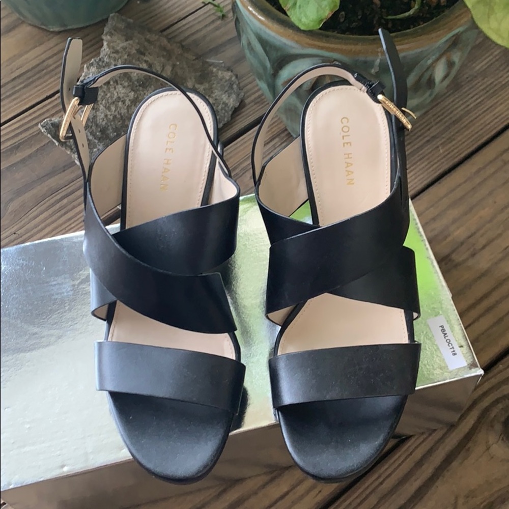 Brand new Cole Haan wedges size 7